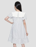 Sweet Miss Koral Collar Midi Dress Anak Perempuan
