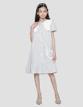 Sweet Miss Koral Collar Midi Dress Anak Perempuan