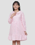 Sweet Miss Checks Mini Midi Dress for Girls