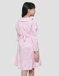Sweet Miss Checks Mini Midi Dress for Girls