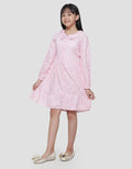 Sweet Miss Checks Mini Midi Dress for Girls