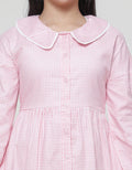 Sweet Miss Checks Mini Midi Dress for Girls