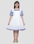 Sweet Miss Ruffle Chest Midi Dress Anak Perempuan
