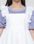 Sweet Miss Ruffle Chest Midi Dress Anak Perempuan