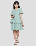 Sweet Miss Crinkle Midi Dress Anak Perempuan