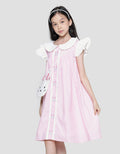 Sweet Miss Bordir Bunny Midi Dress Anak Perempuan