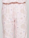 Disney Women's Pajamas Set Print Princess Outline Polka Dot