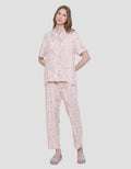 Disney Princess Outline Polka Dot Women's Pajamas Set