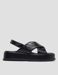 Triset Cross Strap Sandal Flat Wanita