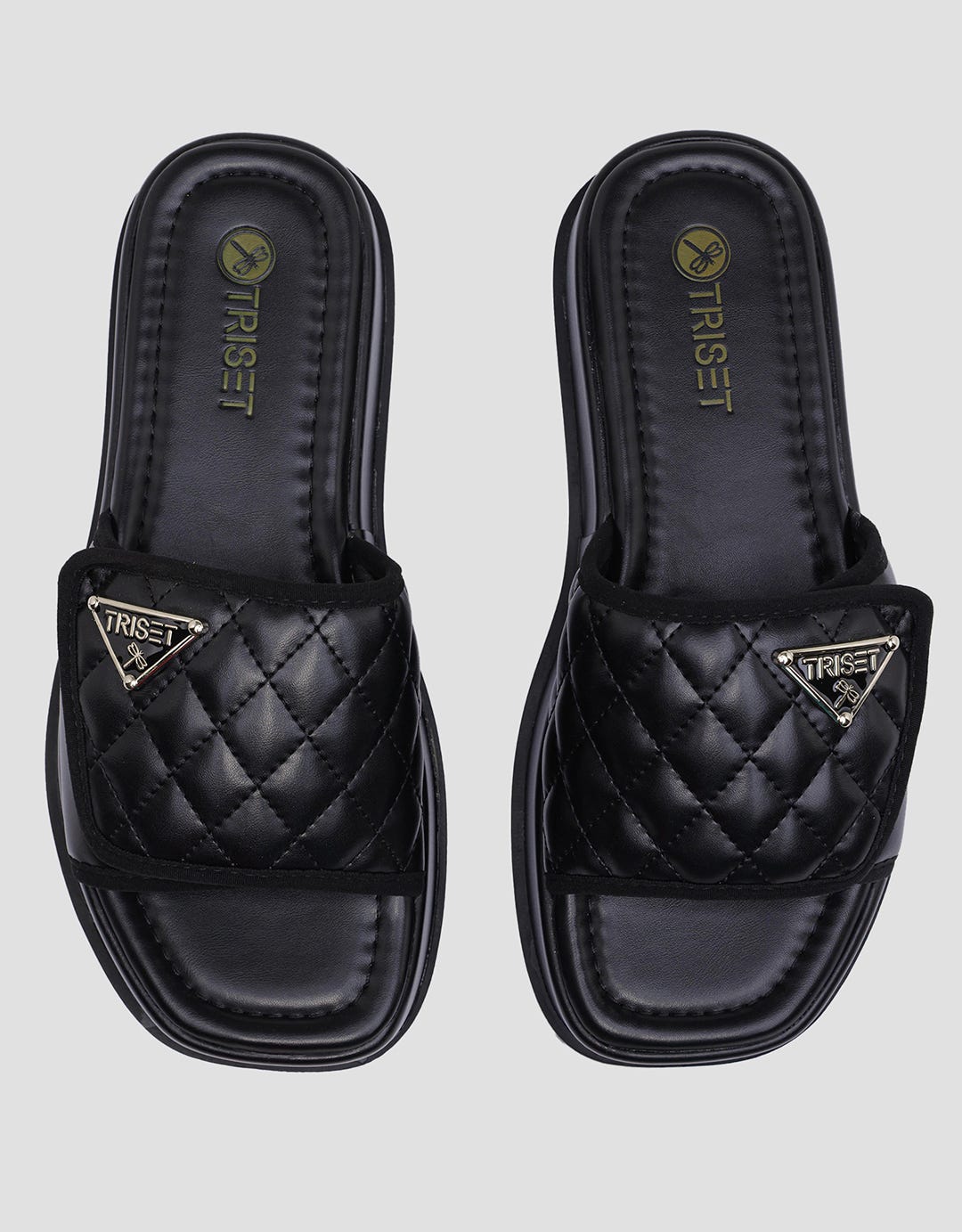 Triset Stitching Strap Women's Flat Sandals