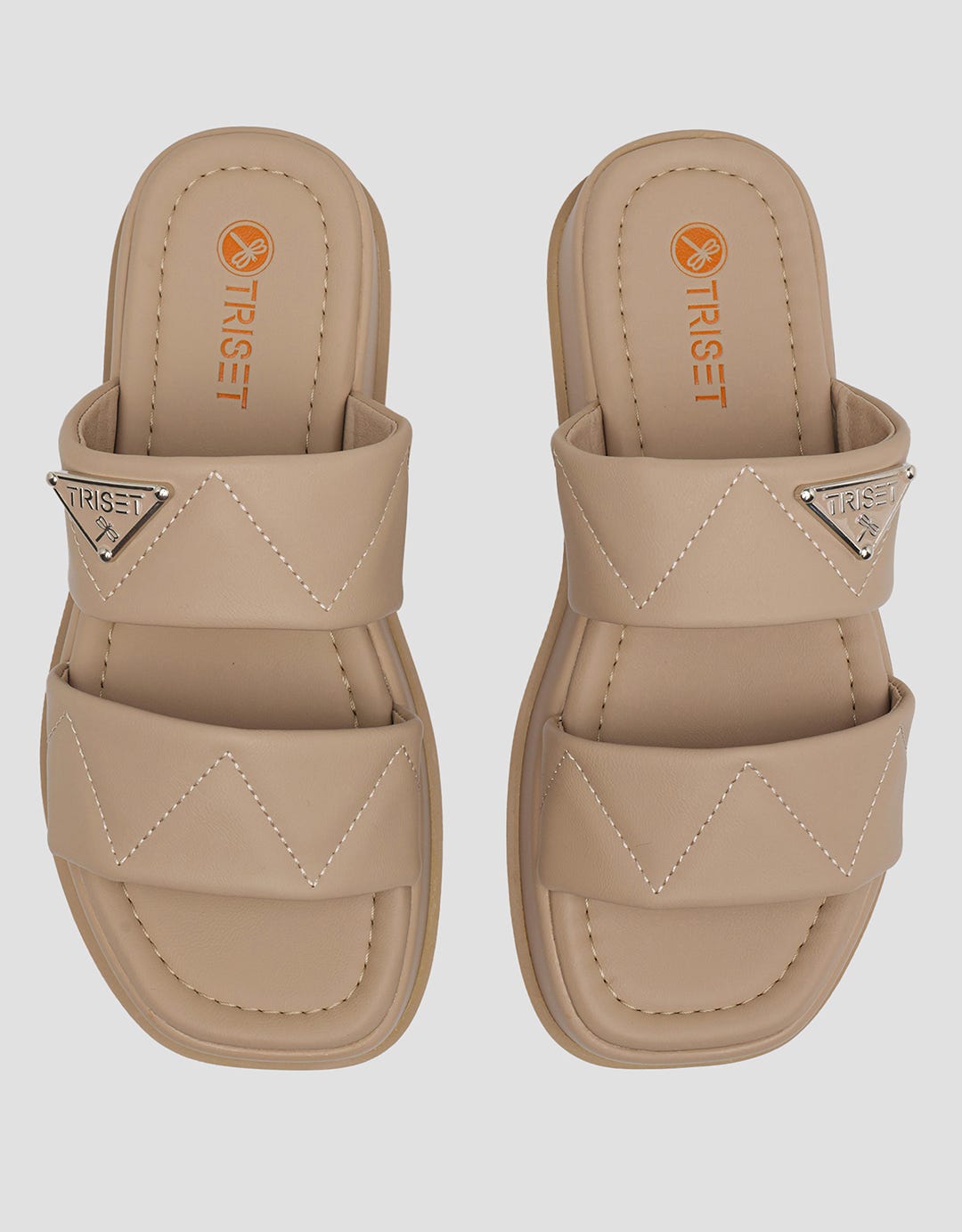 Triset Double Strap Women's Flat Sandals
