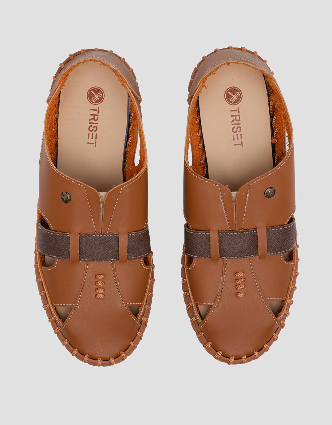 Triset Strap Color Contrast 2 Women's Loafer Shoes