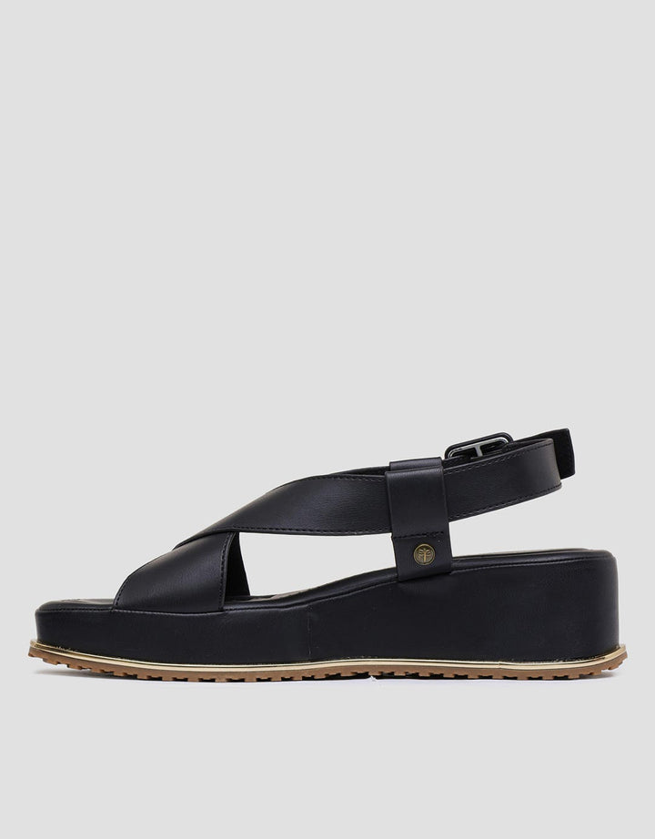 Triset Buckle Strap Women's Wedges Sandals