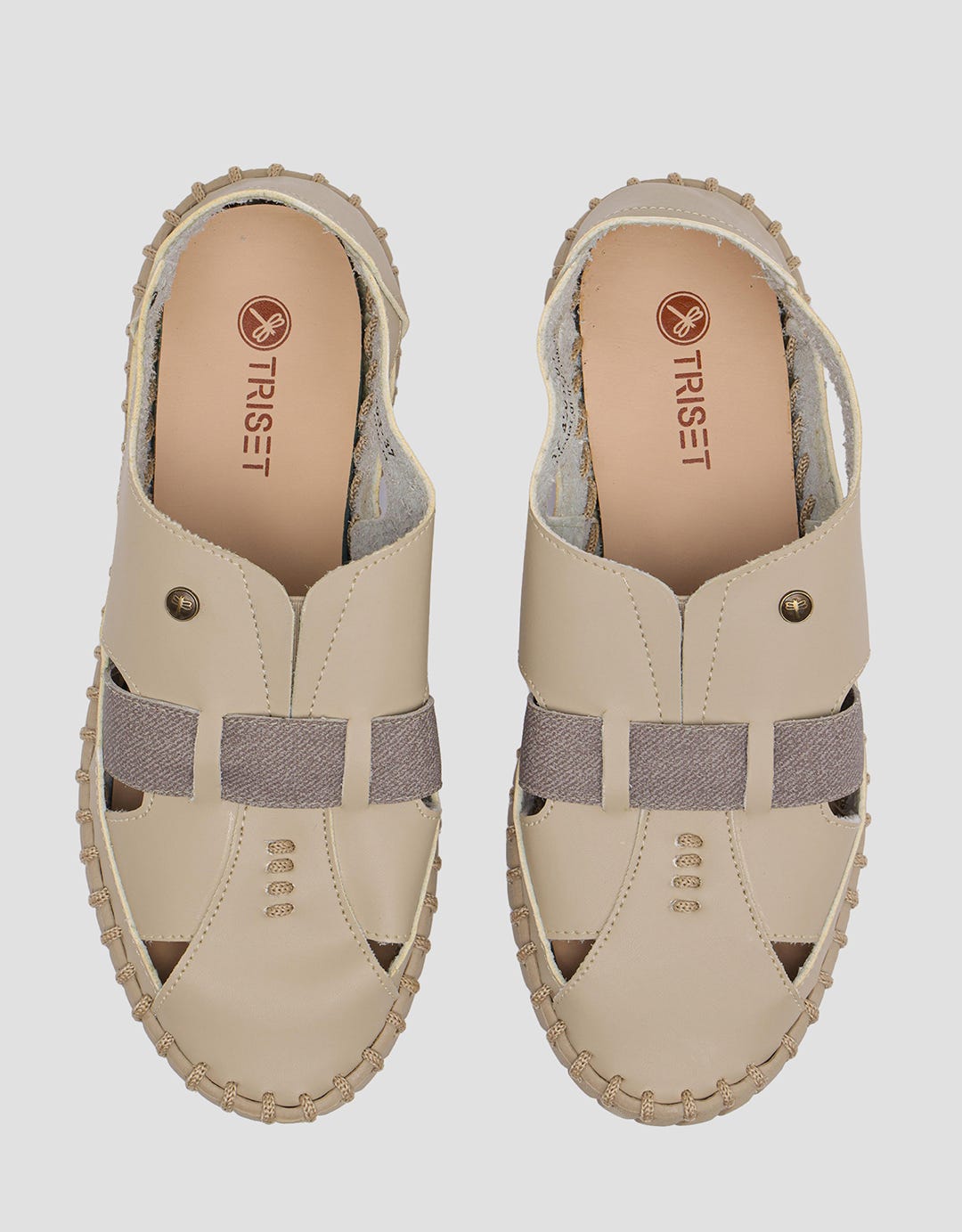 Triset Strap Color Contrast Women's Loafer Shoes