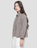 Triset Two Big Pocket Casual Jaket Wanita
