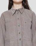 Triset Two Big Pocket Casual Jaket Wanita