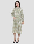 Triset Plaid Look Casual Dress for Women