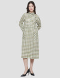 Triset Plaid Look Casual Dress for Women