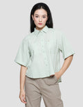 Triset Basic Blouse Lengan Pendek Wanita