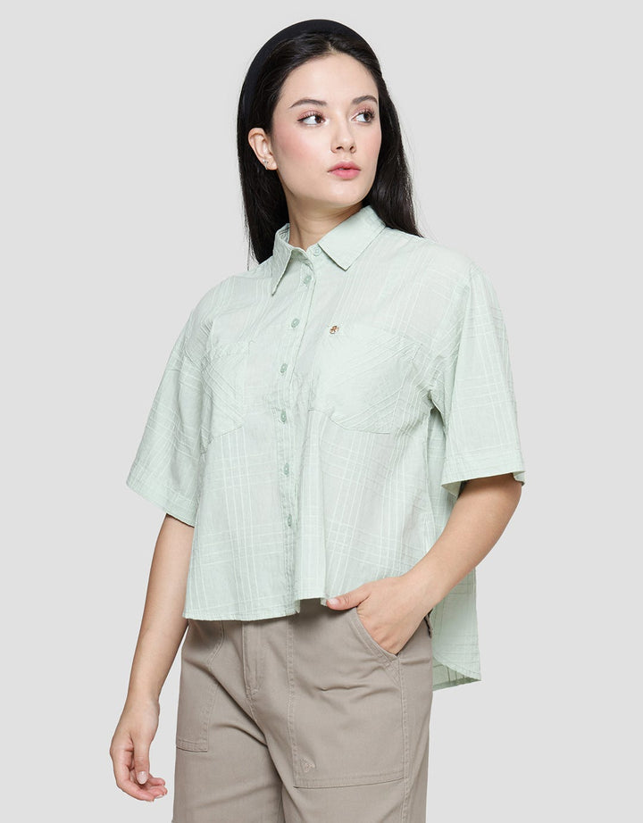 Triset Basic Blouse Lengan Pendek Wanita