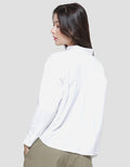 Triset Casual Crop Style Blouse Wanita