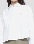 Triset Casual Crop Style Blouse Wanita