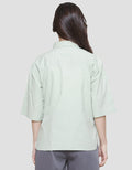 Triset Big One Pocket Casual Blouse Wanita