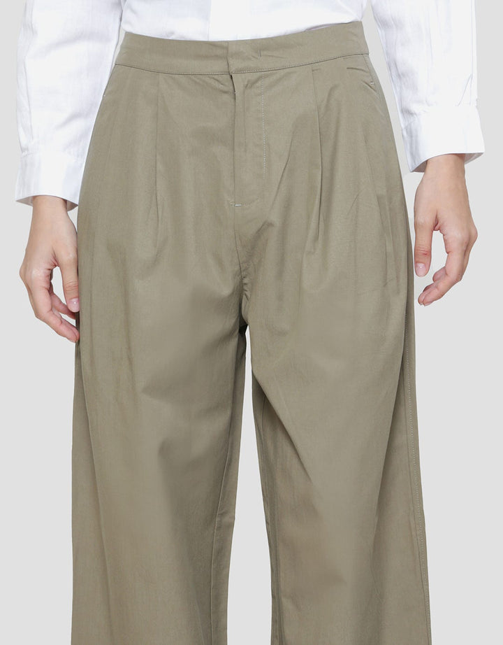 Triset Casual Wide Leg Celana Panjang Wanita