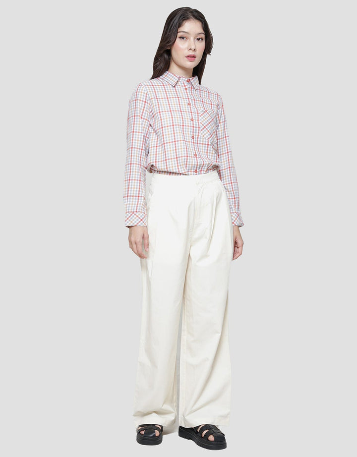 Triset Plain Look Women's Casual Long Pants