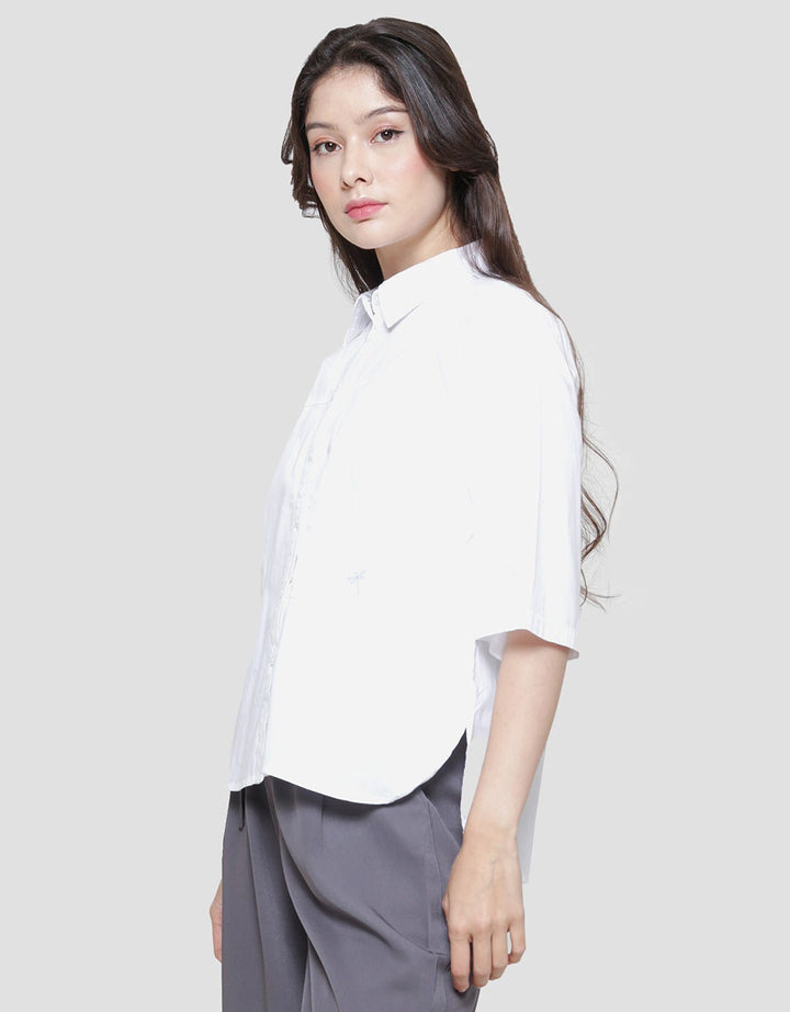 Triset Plain Look Casual Blouse Wanita