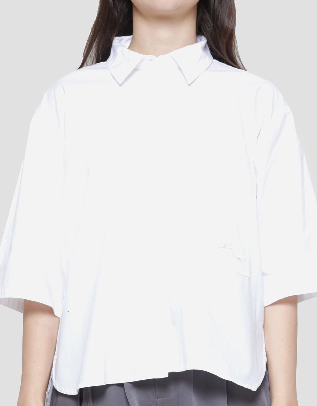 Triset Plain Look Casual Blouse Wanita