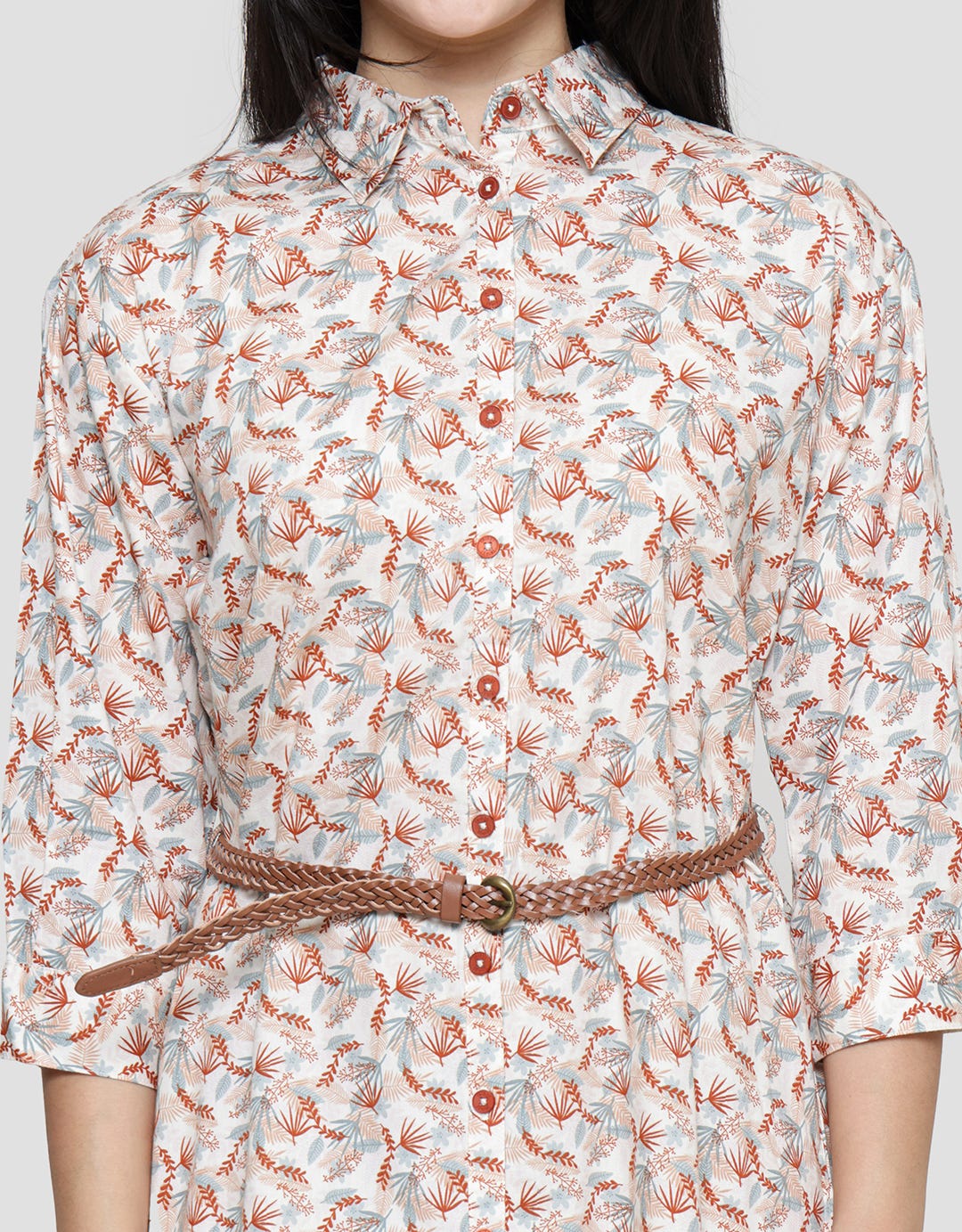 Triset Ladies Flower Print Women's Dress
