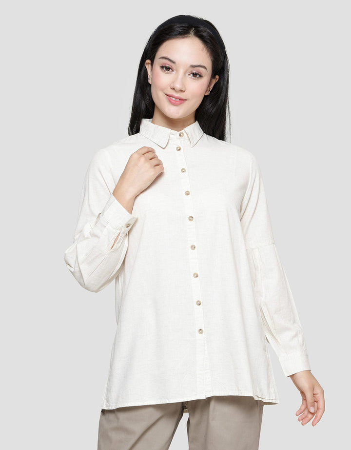 Triset Ladies Basic Plain Blouse Women