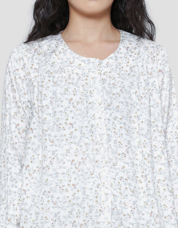 Triset Floral Full Print Women's Blouse