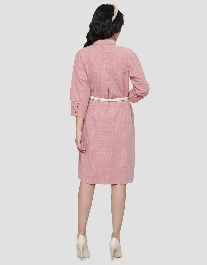 Triset Ladies Belt Dress Wanita