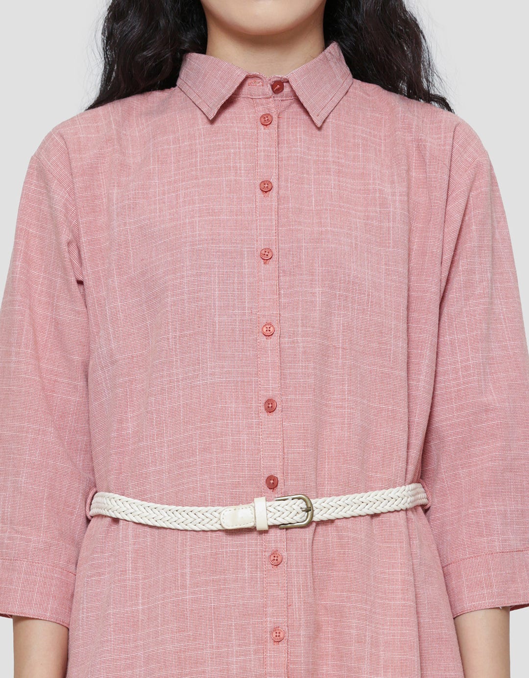 Triset Ladies Belt Dress Wanita