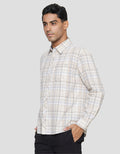 Watchout! Casual Plaid Motif Kemeja Lengan Panjang Pria