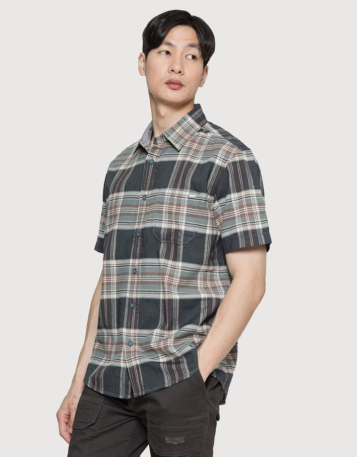 Watchout Casual Check Style Kemeja Pria