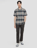 Watchout Casual Check Style Kemeja Pria