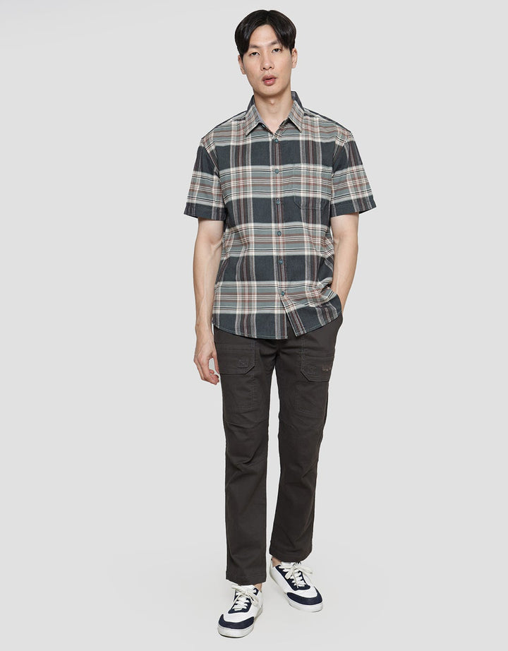 Watchout Casual Check Style Kemeja Pria