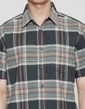 Watchout Casual Check Style Kemeja Pria