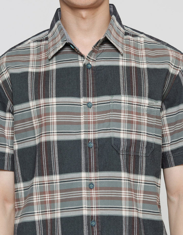 Watchout Casual Check Style Kemeja Pria