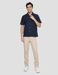 Watchout Jeans Simply Kemeja Lengan Pendek Pria