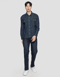 Watchout Jeans Denim Style Kemeja Pria