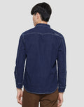 Watchout Jeans Denim Stitch Kemeja Pria