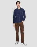Watchout Jeans Denim Stitch Kemeja Pria