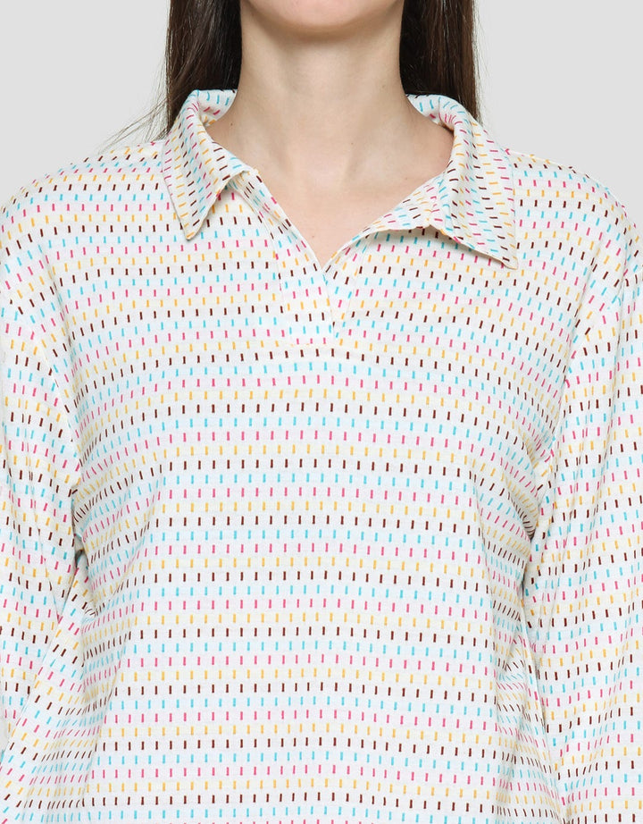 Connexion Dots Collar Women's T-Shirt