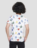 Little M Monster Full Print Boys Short Sleeve T-Shirt
