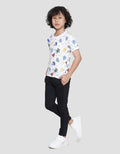 Little M Monster Full Print Boys Short Sleeve T-Shirt