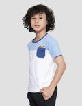 Little M Cut N Sewn Boys Short Sleeve T-Shirt